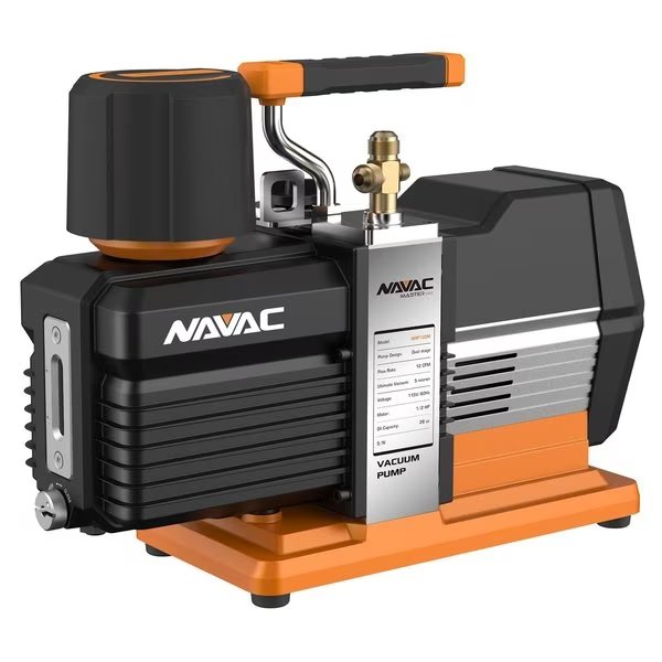 Vacuum Pump, 12 CFM, 5 Microns, DC, Industrial Grade, Navac, Mfr#: NP12DM